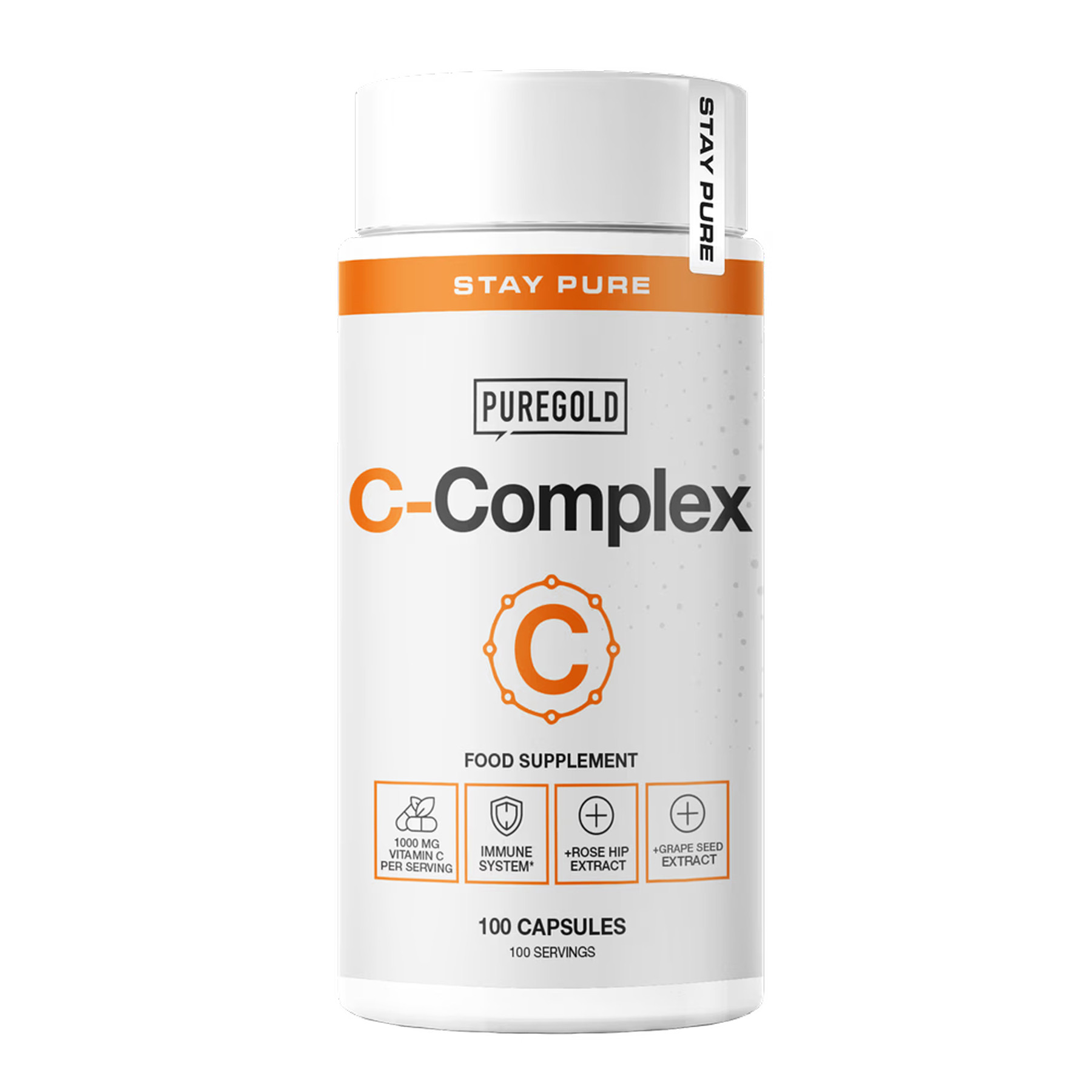 Капсули Pure Gold C-Complex - 100 caps 2023-10-6046