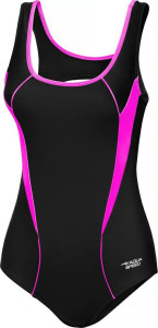 Купальник закритий для жінок Aqua Speed KATE 61579 чорний, рожевий Жін 36 413-19