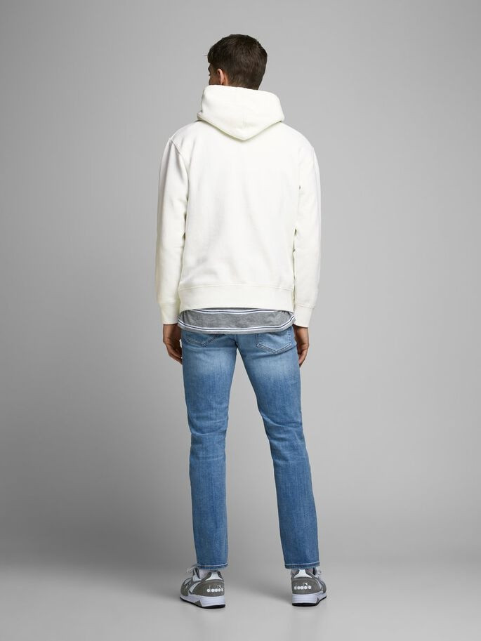 Толстовка JJESOFT SWEAT HOOD NOOS 12161145-White-Fit:Relaxed/Solid Col Jack&Jones XXL Білий 12161145-WHITE-FIT:RELAXE
