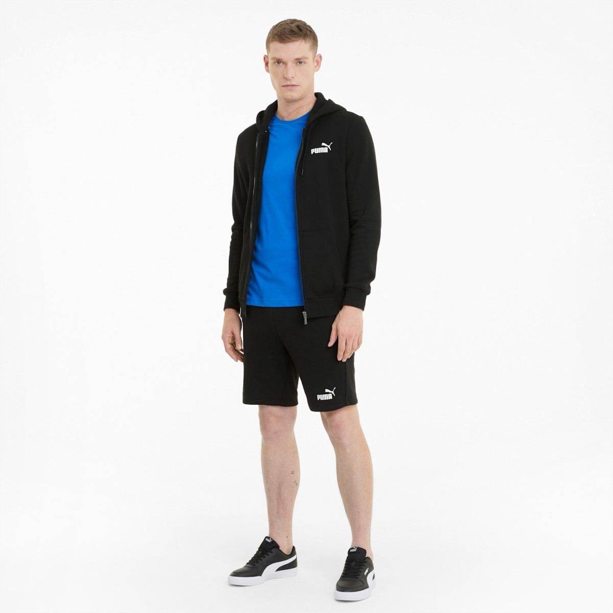 Толстовка ESS Small Logo FZ Hoodie 58670201 Puma L Чорний 58670201