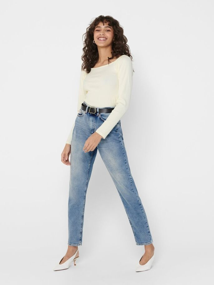 Джинси ONLVENEDA LIFE MOM JEANS REA7452 NOOS 15193864 Light Blue Denim ONLY M/32 Блакитний 15193864LightBlueDeni