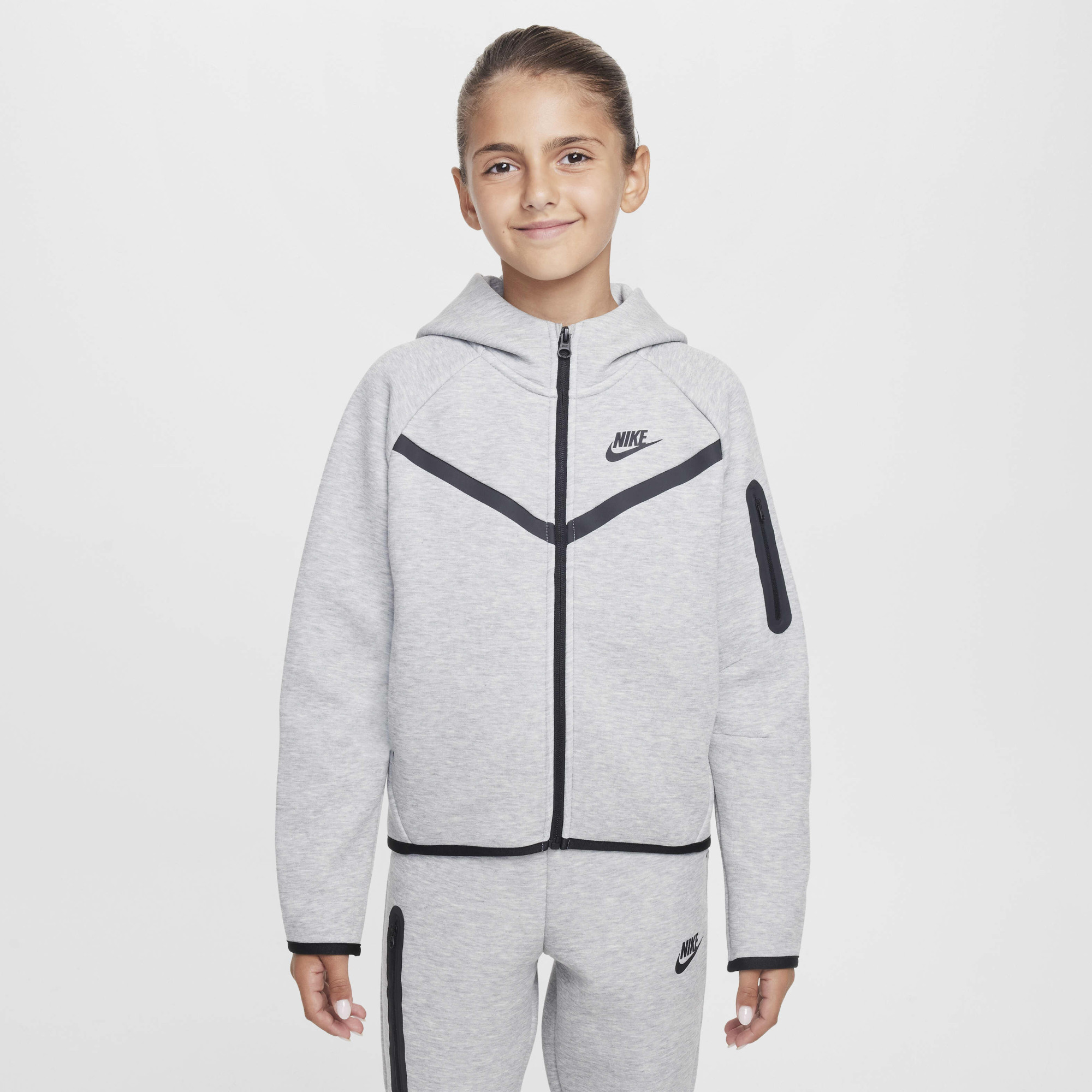 Толстовка дитяча Nike Sportswear Tech Fleece Grey HV8695-063
