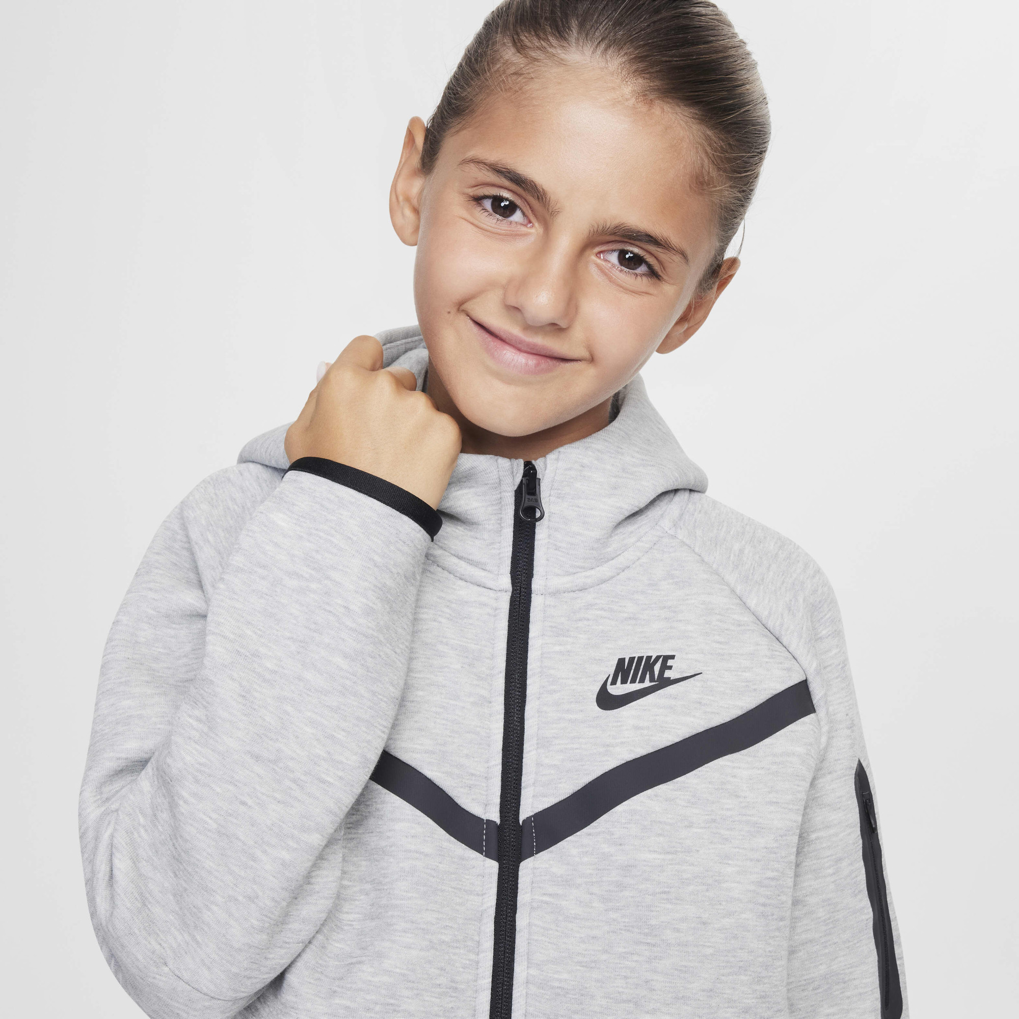 Толстовка дитяча Nike Sportswear Tech Fleece Grey HV8695-063