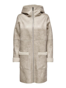 Пальто ONLALBERTE BONDED COAT OTW 15239484-Pumice Stone ONLY L Бежевий 15239484-PUMICE STONE