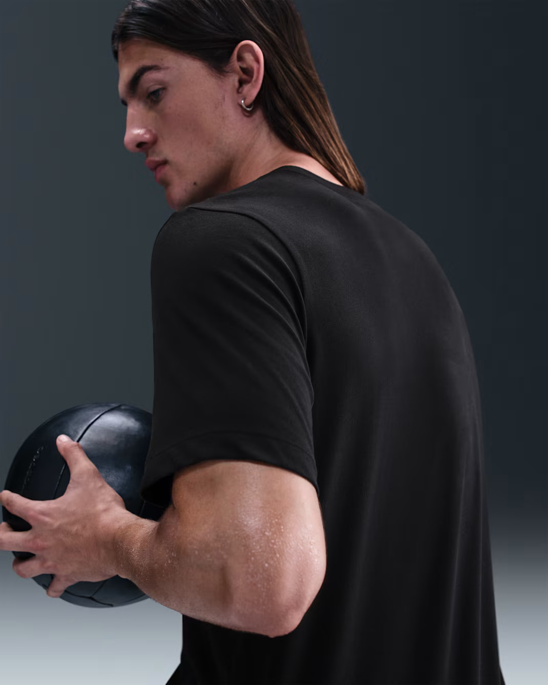 Футболка чоловіча Nike Df Pro Training Black HV4131-010