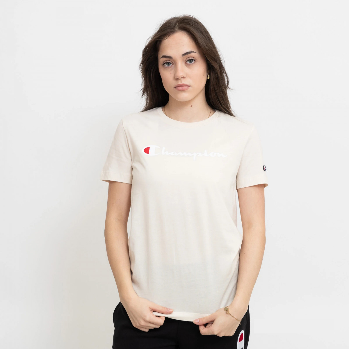 Футболка crewneck t-shirt 117366-YS137 Champion L Розовий 117366-YS137