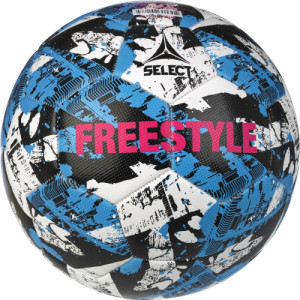 М'яч футбольний SELECT Freestyle v23 White - Blue 099588-090