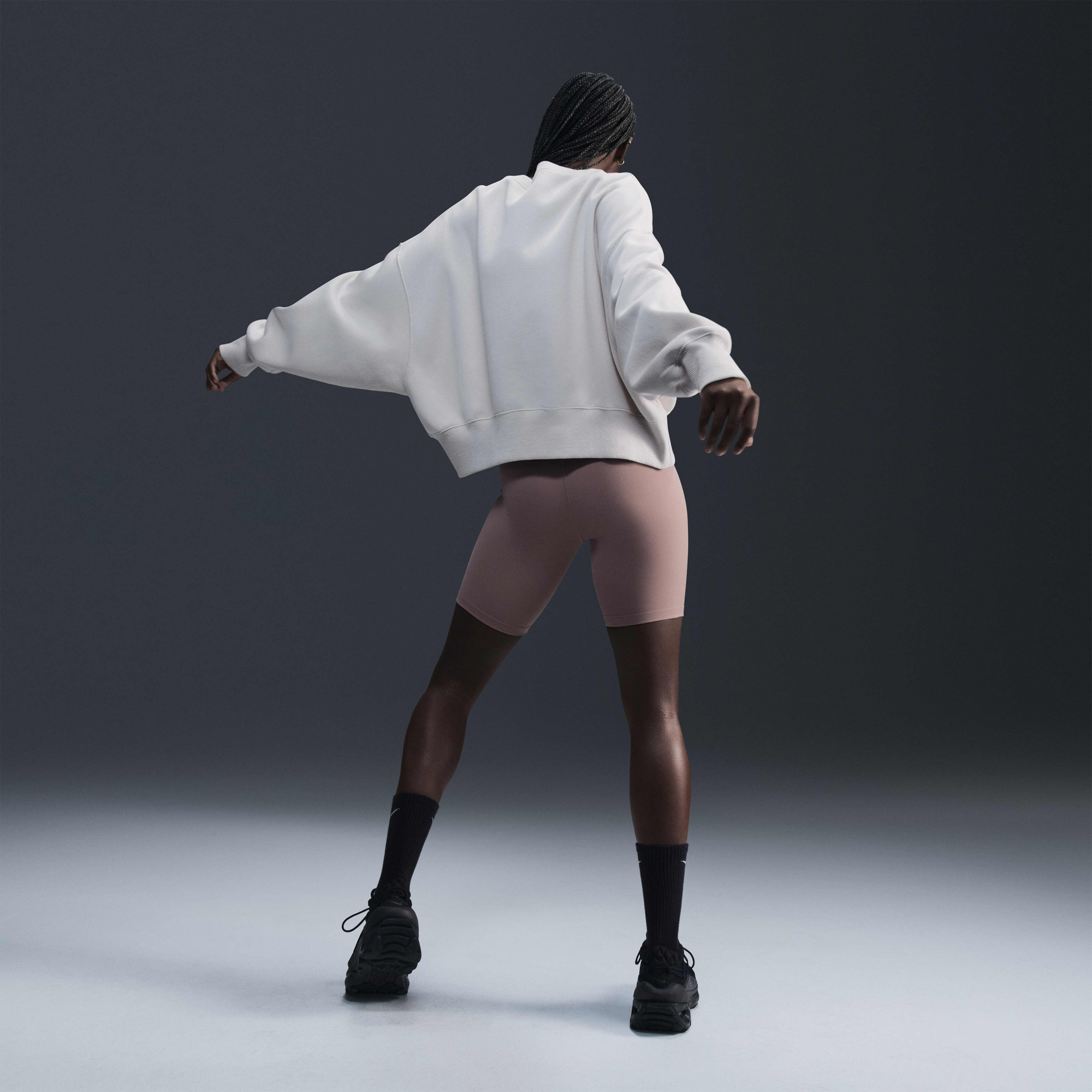 Світшот жіночий Nike Nsw Phoenix Fleece Beige DQ5761-104