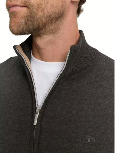 Кофта Men's Basic Knit Jacket 1047571-10617 Tom Tailor M Темно-сірий 1047571-10617
