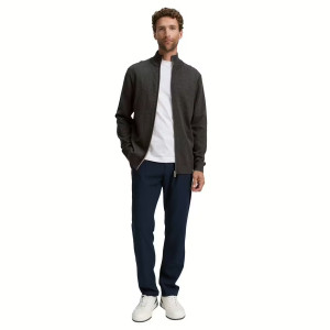 Кофта Men's Basic Knit Jacket 1047571-10617 Tom Tailor M Темно-сірий 1047571-10617