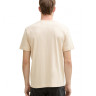 Футболка LOGO TEE MEN'S T-SHIRT 1037735-10336 Tom Tailor L Бежевий 1037735-10336