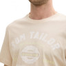 Футболка LOGO TEE MEN'S T-SHIRT 1037735-10336 Tom Tailor L Бежевий 1037735-10336