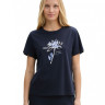 Футболка women's T-shirt 1045534-10360 Tom Tailor L Темно-синій 1045534-10360