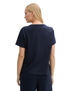 Футболка women's T-shirt 1045534-10360 Tom Tailor L Темно-синій 1045534-10360