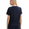 Футболка women's T-shirt 1045534-10360 Tom Tailor L Темно-синій 1045534-10360