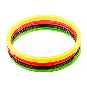 Кільця спортивні 12 шт (3 Червоні+3 Жовті+3 Зелені+3 Чорні) AVK3-610-739-302-001