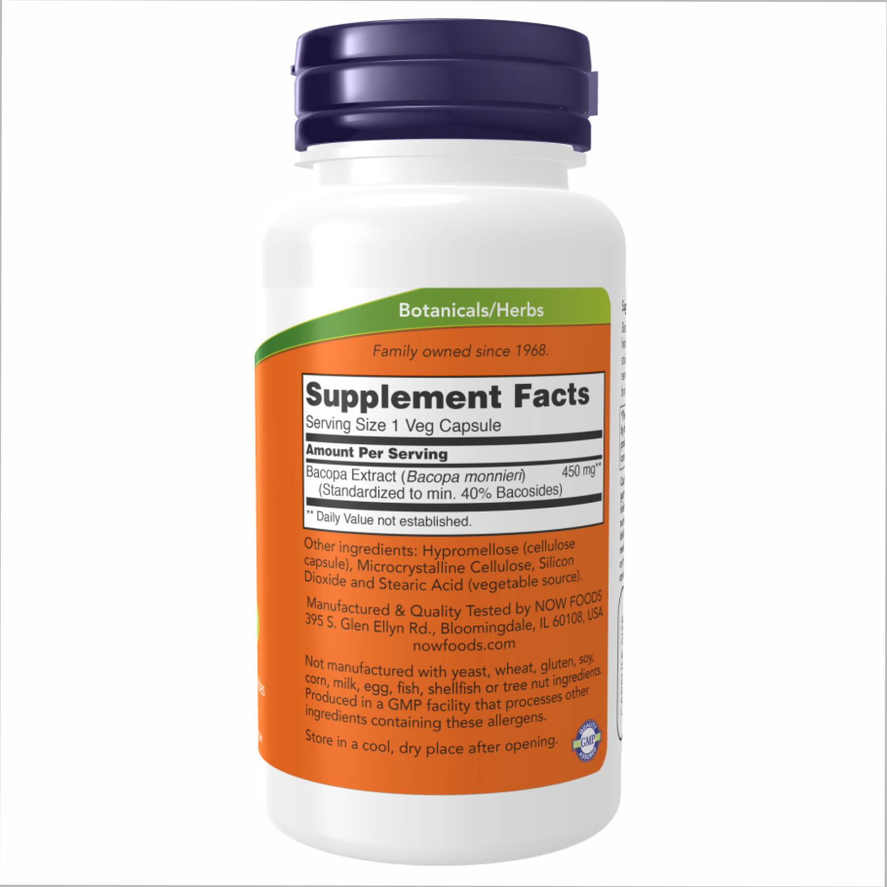 Софт гелеві капсули Bacopa Extract 450 mg - 90 vcaps 2022-10-0985