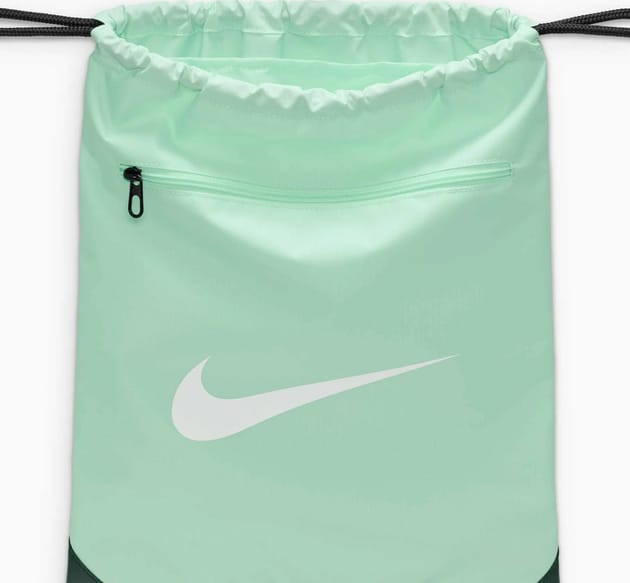 Рюкзак мішок Nike NK BRSLA DRAWSTRNG - 9.5 18L м'ятний Уні 33 х 51 х 5 см (DM3978-353) DM3978-353