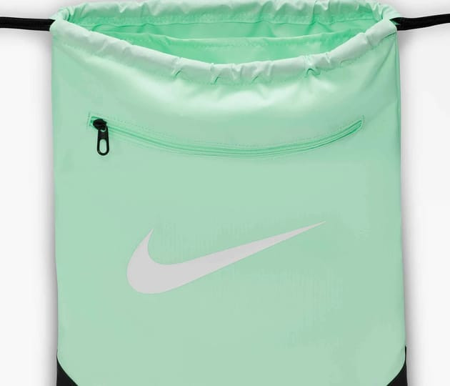 Рюкзак мішок Nike NK BRSLA DRAWSTRNG - 9.5 18L м'ятний Уні 33 х 51 х 5 см (DM3978-353) DM3978-353