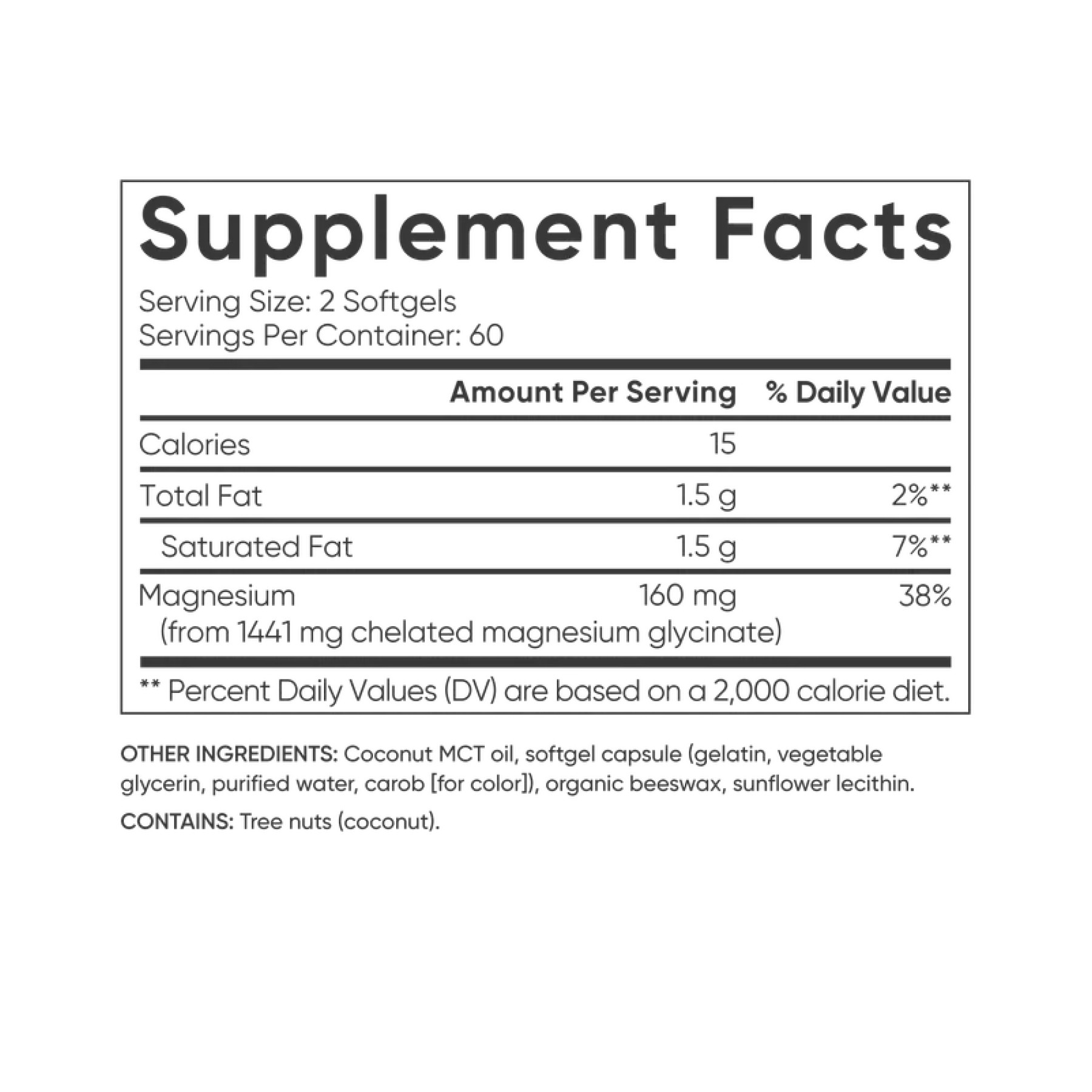 Софт гелеві капсули Magnesium Glycinate 160mg - 120 softgels 2023-10-4402