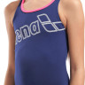 Купальник закритий для дівчат Arena LOGO SWIMSUIT SWIM PRO синій дитячий 140 см (010287-590) 010287-590