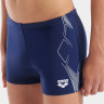 Плавки Шорти для хлопчиків Arena GRAPHIC SWIM SHORT темно-синій, білий Діт 116 см 011189-701