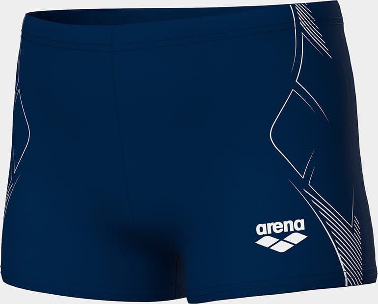 Плавки Шорти для хлопчиків Arena GRAPHIC SWIM SHORT темно-синій, білий Діт 116 см 011189-701
