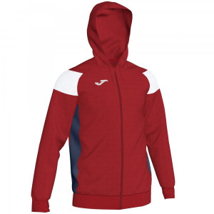 Олімпійка з капюшоном Joma CREW III 101271.602 червоно-біла 101271.602