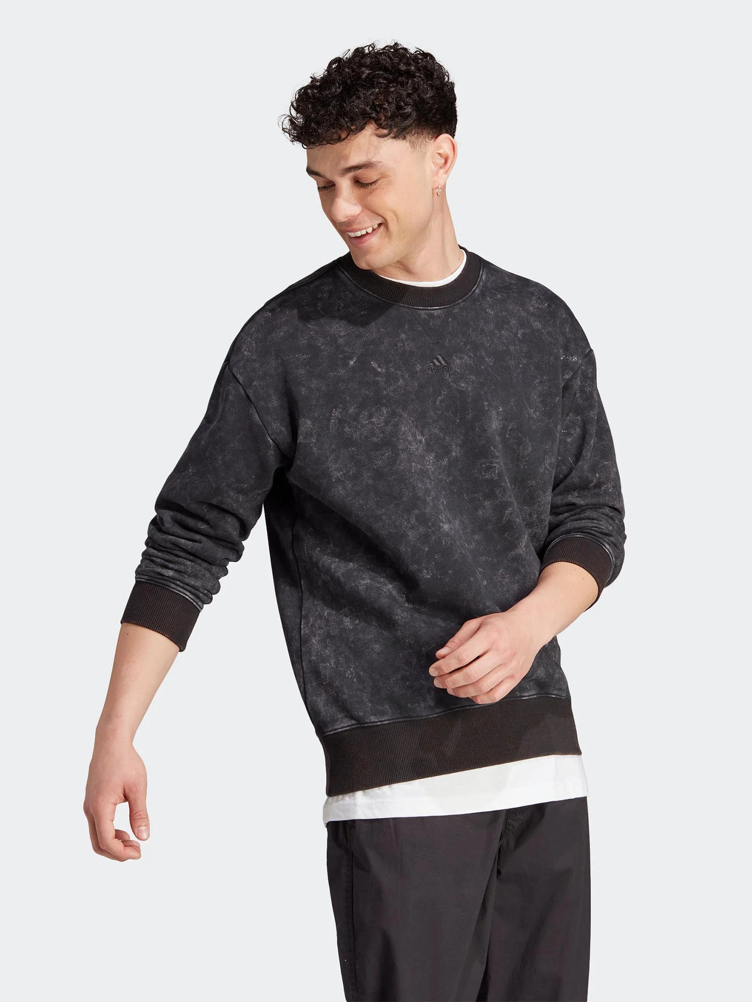 Світшот Adidas Tie-Die (чорний) IJ6925
