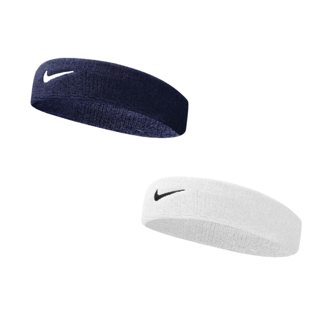 Пов'язка на голову комплект Nike 2 (біла+темно-синя) NNN07-101-416 NNN07-101-416