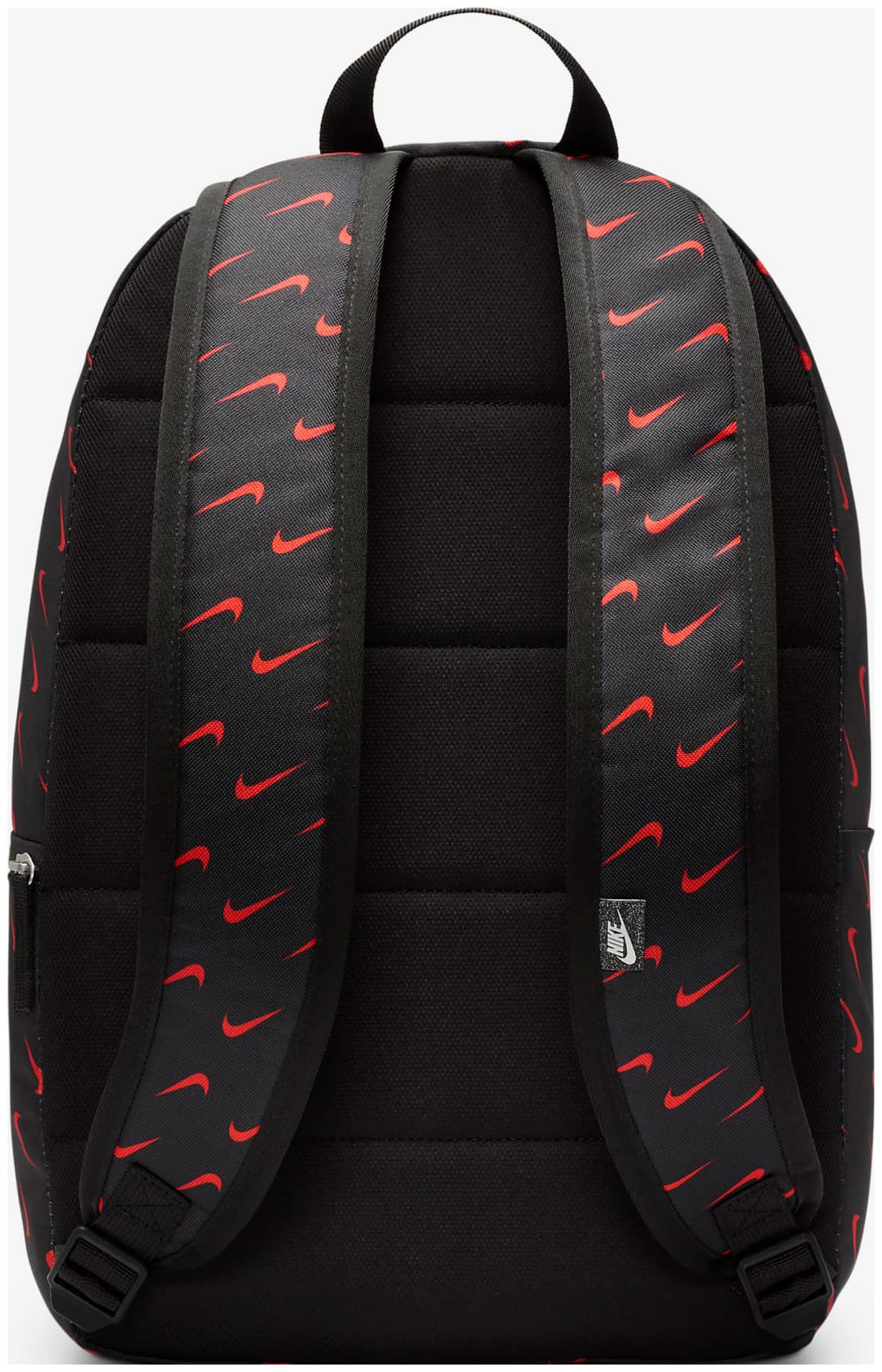 Рюкзак Nike NK HERITAGE BKPK - SWOOSH DROP 25L чорний, червоний Уні 43 х 30.5 х 15 см HF6995-010