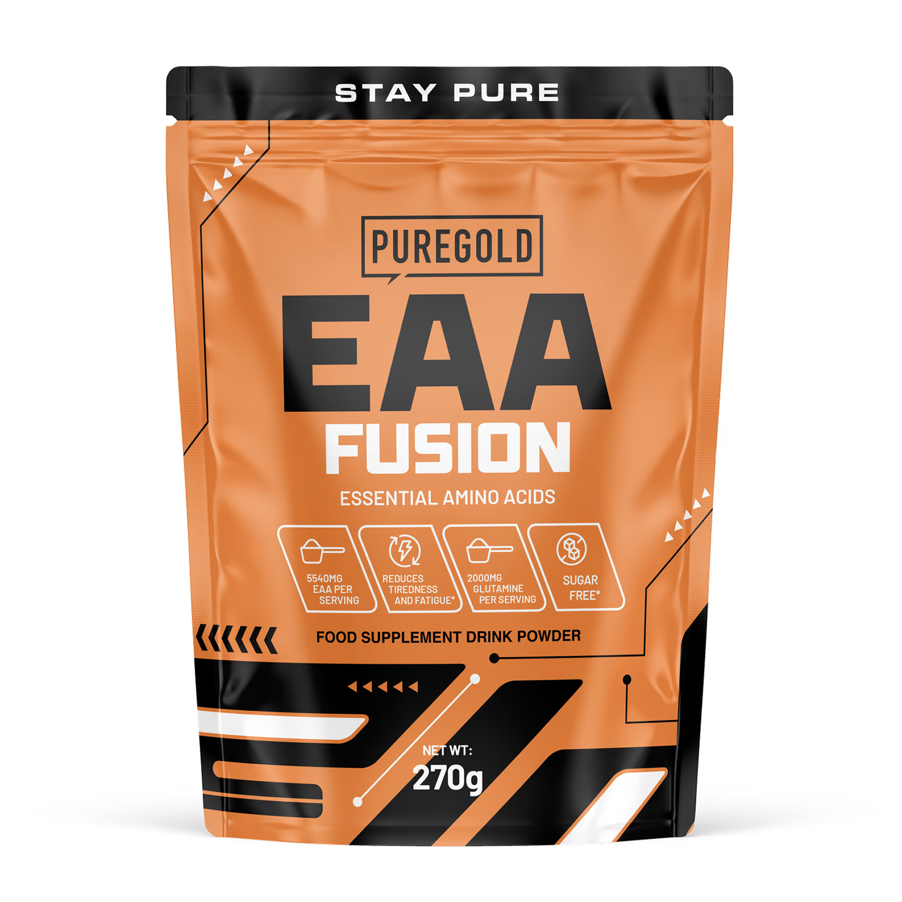 Порошок Pure Gold EAA - 270g Green Apple 2023-10-6071