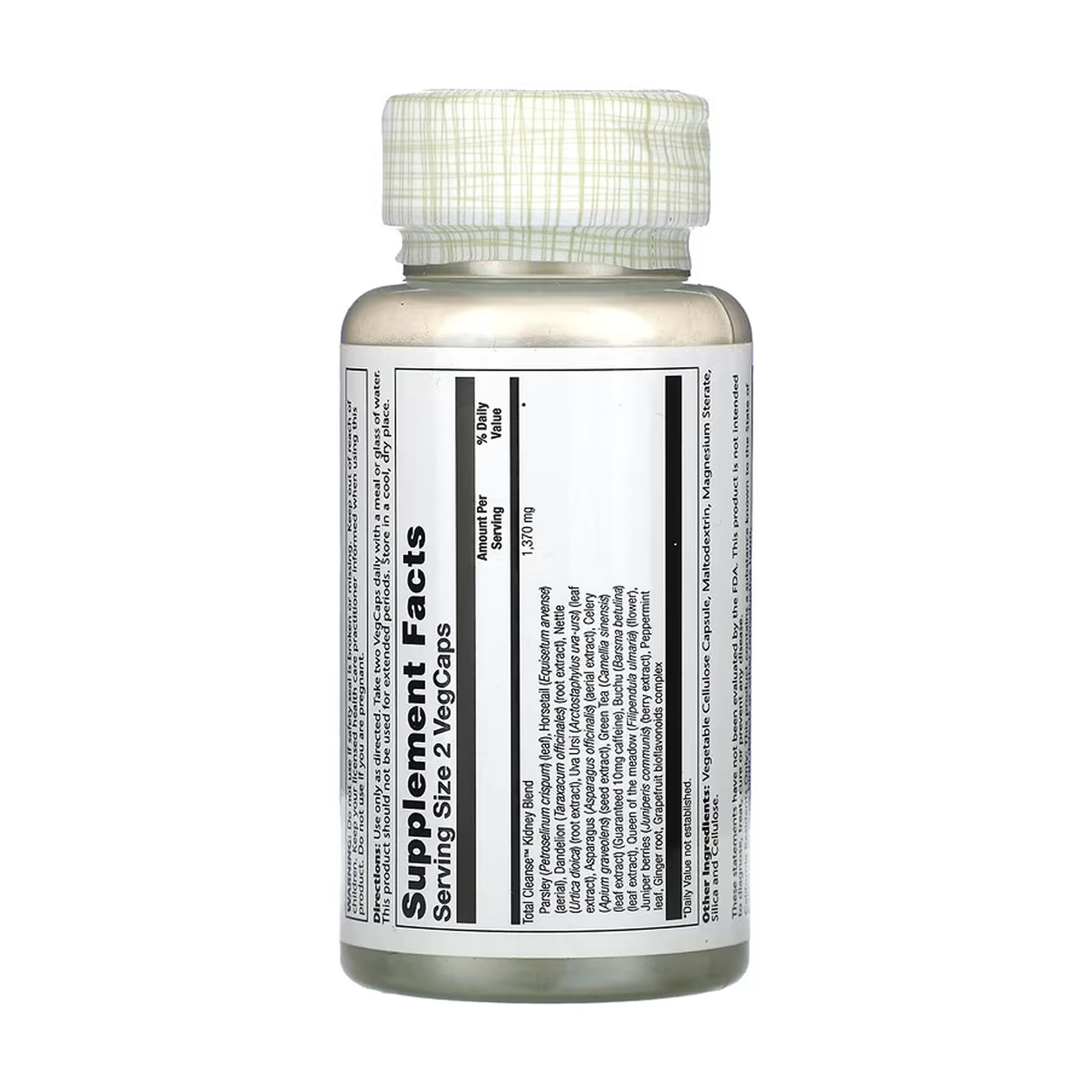 Капсули Solaray Total Cleanse Kidney - 60 vcaps 2023-10-6417