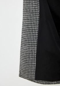 Пальто ONLAGNETE ASTRID CHECK COAT CC OTW 15228610-Black-Checks: PUMICE STONE ONLY M Чорний 15228610-BLACK-CHECKS:PUM