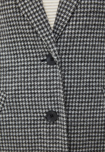 Пальто ONLAGNETE ASTRID CHECK COAT CC OTW 15228610-Black-Checks: PUMICE STONE ONLY M Чорний 15228610-BLACK-CHECKS:PUM