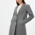 Пальто ONLAGNETE  ASTRID CHECK COAT CC OTW 15228610-Black-Checks: PUMICE STONE ONLY M Чорний 15228610-BLACK-CHECKS:PUM