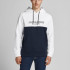 Толстовка JJEURBAN BLOCKING SWEAT HOOD NOOS 12190441-White Jack&Jones XXL Білий 12190441-WHITE-DETAIL:RED