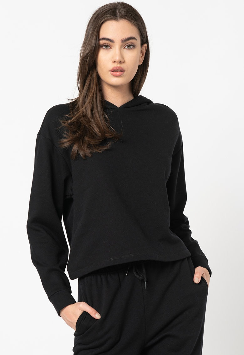 Толстовка ONLCOMFY LIFE L/S HOOD SWT 15236616 Black ONLY L Чорний 15236616Black
