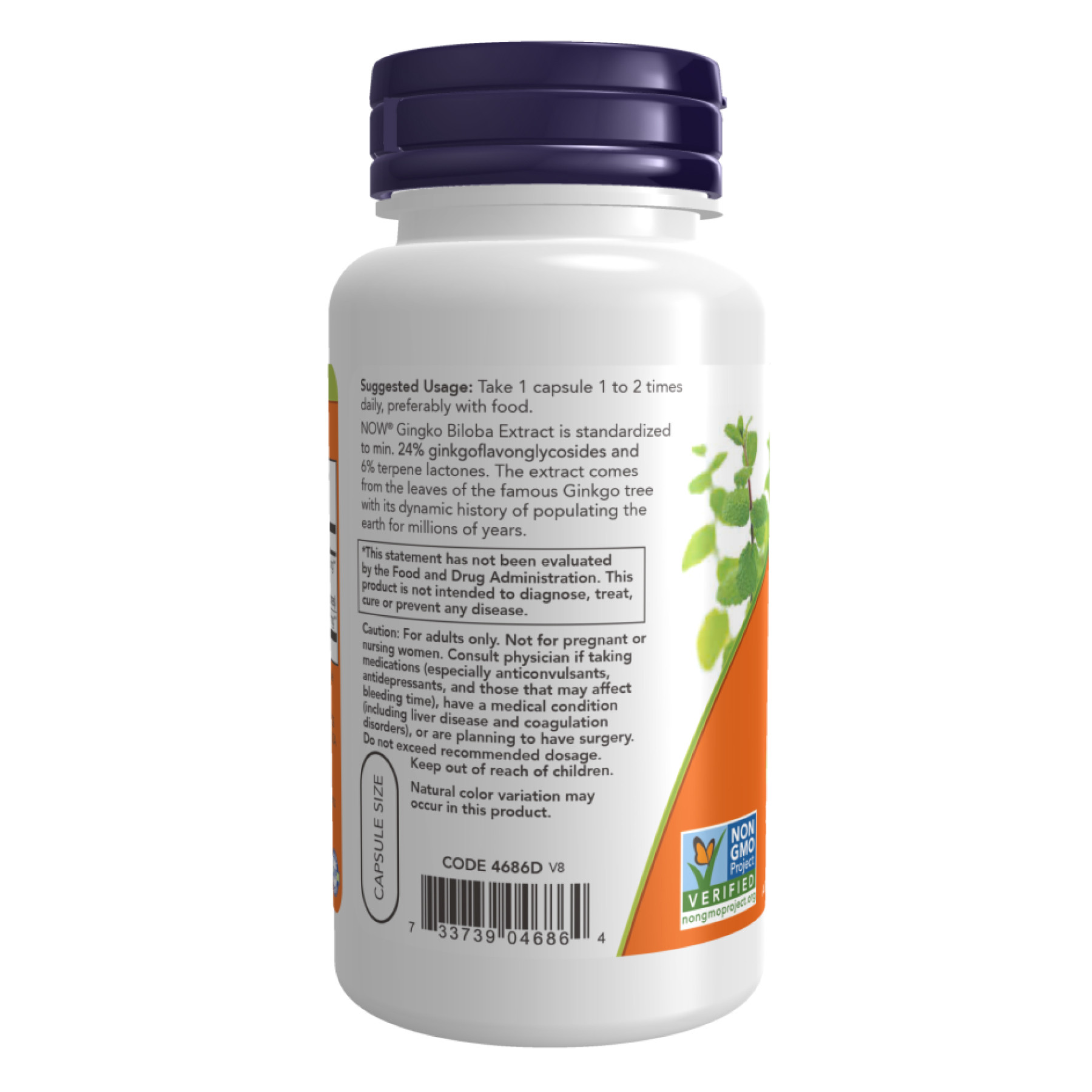 Капсули Ginkgo Biloba 60mg - 240 vcaps 2022-10-2644