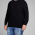 Пуловер JJEBASIC KNIT CREW NECK PS 12144038-Black Jack&Jones PLUS 2XL Чорний 12144038-Black