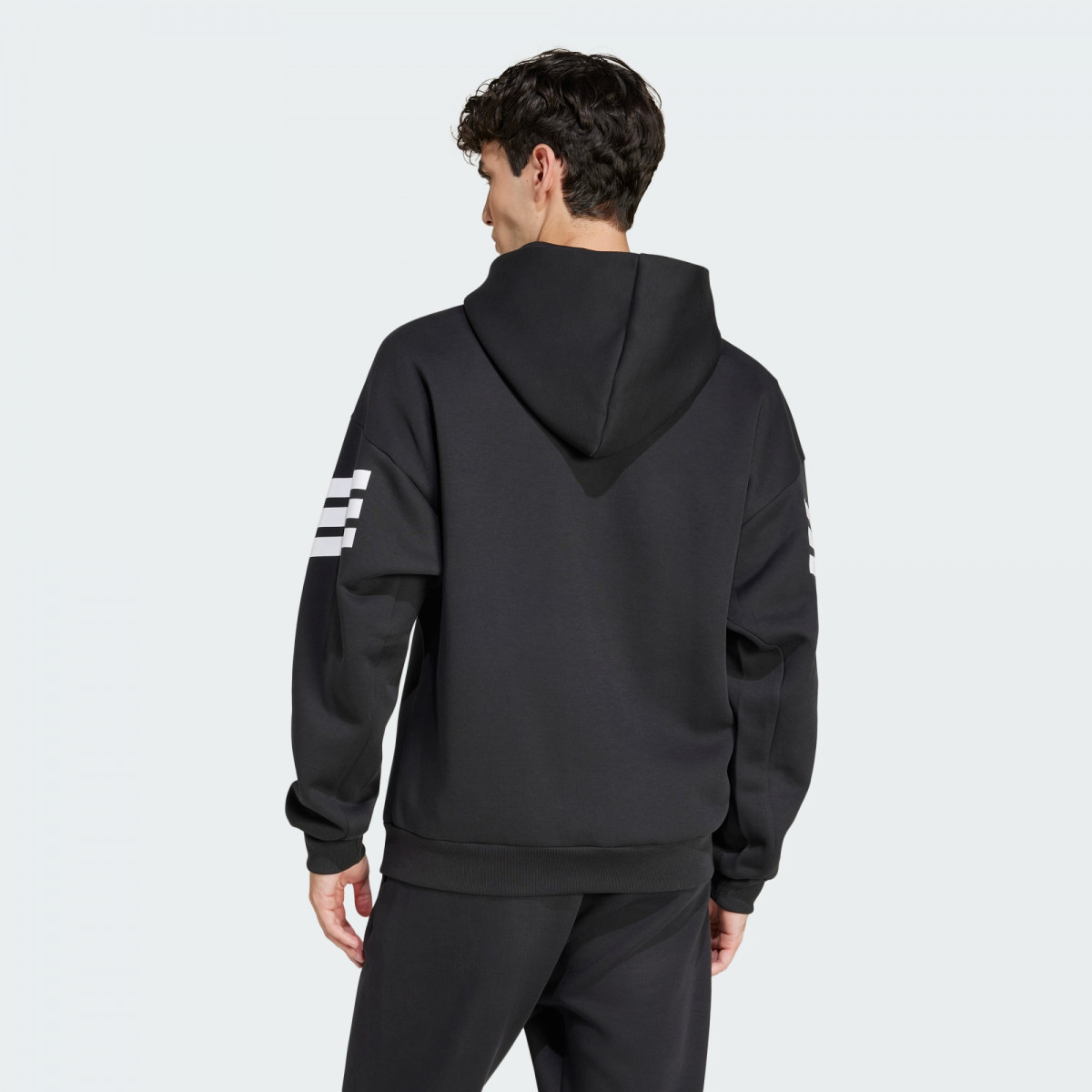 Толстовка M FI 3S FZ JD4827 Adidas L Чорний JD4827