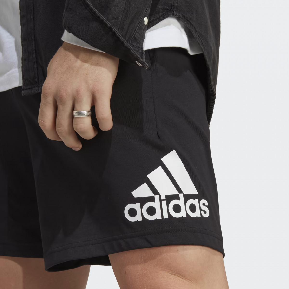 Шорти ESSENTIALS M BL SJ SHO IC9375 Adidas S Чорний IC9375