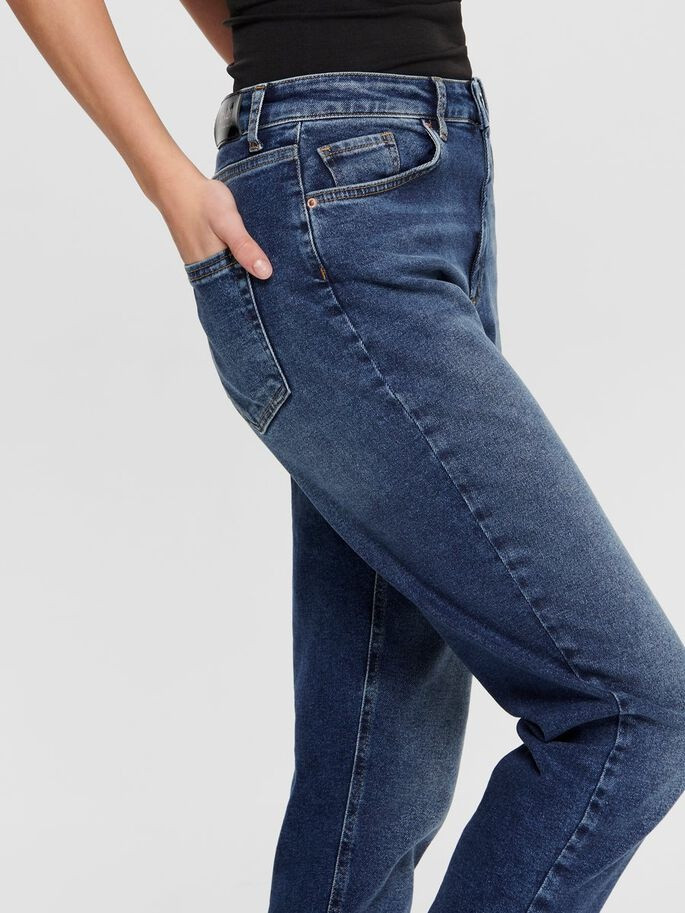 Джинси ONLVENEDA LIFE MOM JEANS REA844 NOOS 15206610 Dark Blue Denim ONLY L/32 Темно-синій 15206610DarkBlueDenim