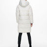 Пальто ONLAMANDA LONG PUFFER COAT CC OTW 15233425-Cloud Dancer ONLY L Білий 15233425-CLOUD DANCER
