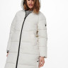 Пальто ONLAMANDA LONG PUFFER COAT CC OTW 15233425-Cloud Dancer ONLY L Білий 15233425-CLOUD DANCER