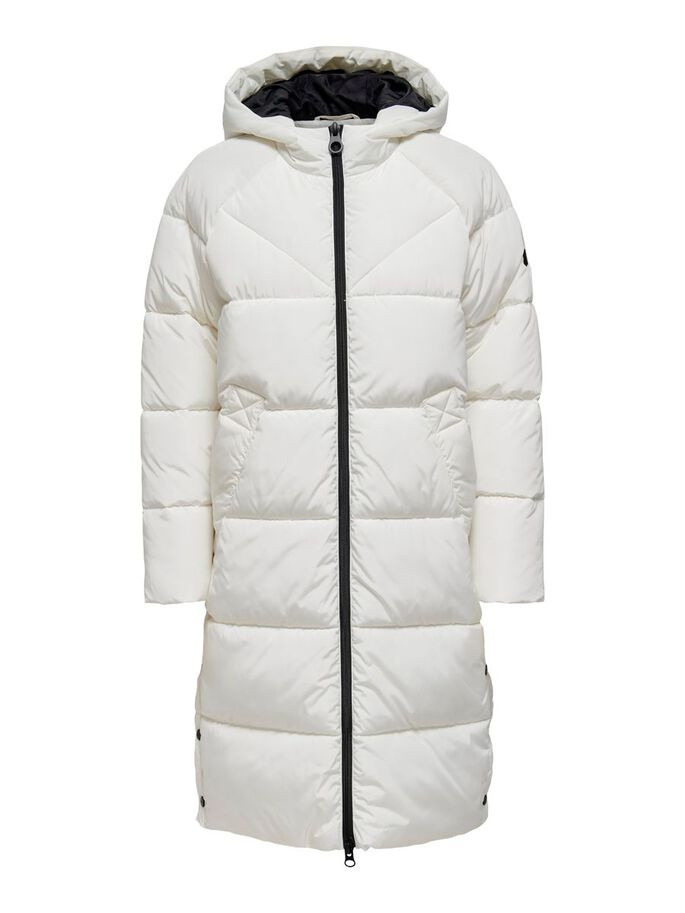 Пальто ONLAMANDA LONG PUFFER COAT CC OTW 15233425-Cloud Dancer ONLY L Білий 15233425-Cloud Dancer