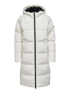 Пальто ONLAMANDA LONG PUFFER COAT CC OTW 15233425-Cloud Dancer ONLY L Білий 15233425-CLOUD DANCER
