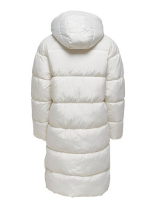 Пальто ONLAMANDA LONG PUFFER COAT CC OTW 15233425-Cloud Dancer ONLY L Білий 15233425-CLOUD DANCER