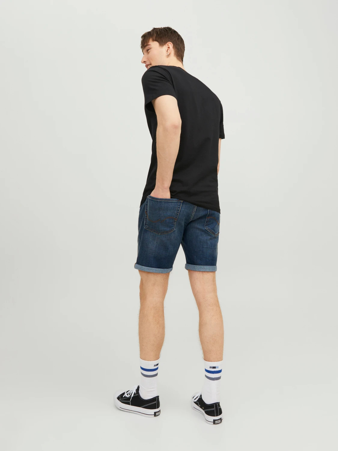 Шорти JJIRICK JJORIGINAL SHORTS AM 626 12225899-Blue Denim Jack&Jones L Темно-синій 12225899-BLUE DENIM