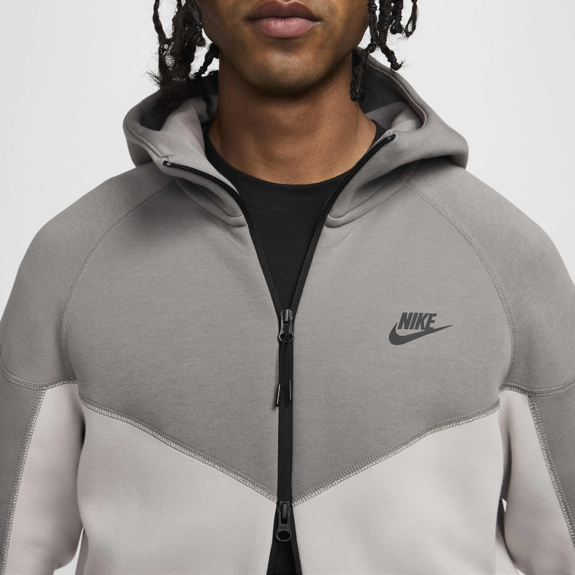 Толстовка чоловіча Nike Tech Fleece Fz Wr Grey FB7921-014